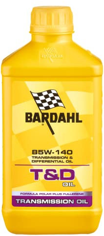 Bardahl - Olio Trasmissione T&D Oil, Lubrificante per le Trasmissioni Manuali e i Differenziali di Viscosità SAE 85W-140, Adatto a Severe Condizioni di Esercizio, 1 Litro