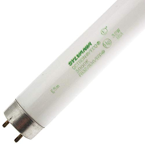 Sylvania 22455 (21777), FO32/830/ECO (CVP), 32 Watt, 48 Length, 3000K, OCTRON/Ecologic Fluorescent Tube Light Bulbs (12 Pack)