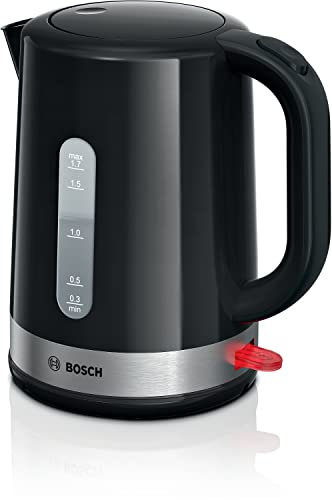 Bosch Elettrodomestici, Bollitore, 1.7 l, Nero TWK6A513