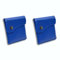Wery Posacenere Portatile Tascabile con Bottone - Portacenere da Borsa Richiudibile - Astuccio Ignifugo (Blu, 2 Pezzi)