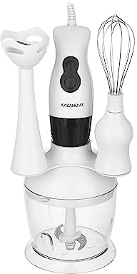 KASANOVA 1 W 300 KIT MISCELATORI CON ACCESSORI, ABS 18/0 Acciaio inossidabile Componenti elettronici