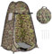 HOMASIS Tenda Doccia Campeggio, Tenda Pop-up con Borsa per il Trasporto, Spogliatoio Portatile per Campeggio con Finestra e Tasca Portaoggetti, Cabina Doccia per Esterni, 120 x 120 x 190 cm (Mimetico)