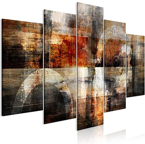 B&D XXL - Leinwandbild Geschenke Heimdekoration, 200x100 cm, 5-teilig | Hochwertige Leinwand, sofort aufhängbar, ideal fürs Wohn- oder Schlafzimmer, wasserfest und lichtecht, langlebig, stilvoll