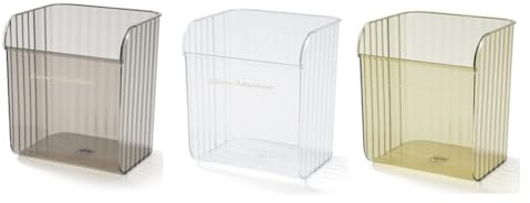 Joselin 3 Uds CajóN de Refrigerador PláStico Transparente Organizador para Nevera Soporte para Estante Cocina Fruta Caja de Almacenamiento de Alimentos Accesorios de Cocina