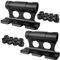 Nicear 2-Pack Bike Fork Bracket - Aluminum Quick Release Thru-Axle Adapters For Roof Racks Trucks Rvs 8 For M5/M12/M15 Axles 110mm Tool-Free Installation
