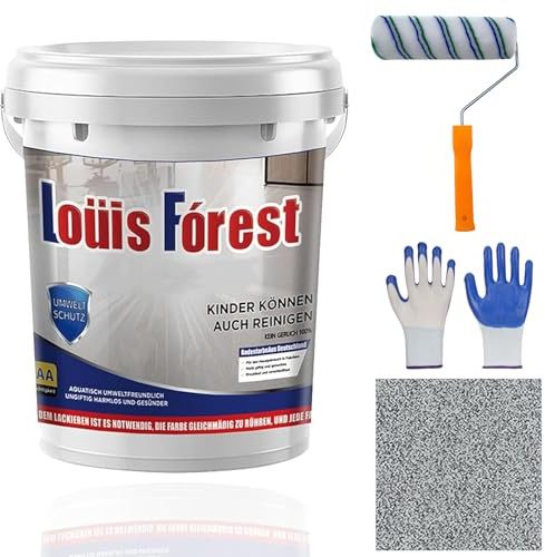 Louis Bos - Vernice epossidica per pavimenti, vernice epossidica per pavimenti in sabbia, per calcestruzzo, rivestimento Louis Wald Fl-Ohr Pintura Epoxica Para Pisos, impermeabile e antiscivolo