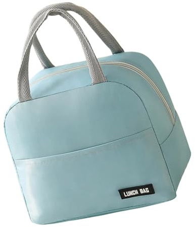 Lonchera moderna y de moda aislada para el trabajo escolar o viajes, fácil almacenamiento y mantenimiento, bolsa de color sólido