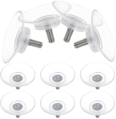 ARTSEWPLY Ventouses Transparentes Pvc Pour Table En Verre Vis, Lot De 10, Ventouses Puissantes Pour Fixation Meuble En Verre, Accessoires Polyvalents Pour Fenêtres Et Mobilier