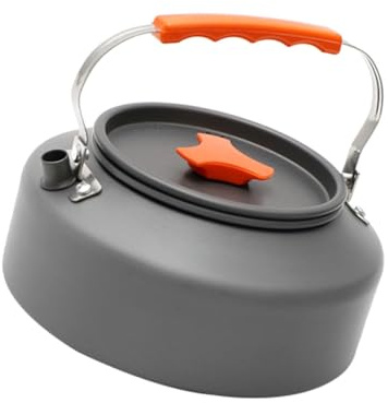 Alipis Bouilloire de Camping Légère Compacte avec Poignée Résistance Aux Rayures pour Thé Café Voyage Outdoor