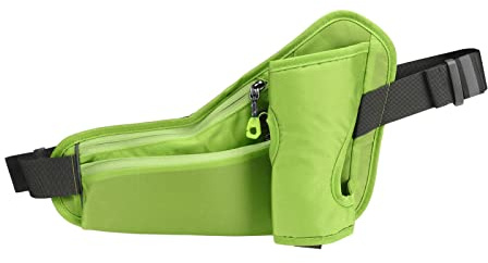 Mavaol Löpbälte Hydration Midjepaket Multifunktionell reflekterande midjeväska för utomhussporter (Green)