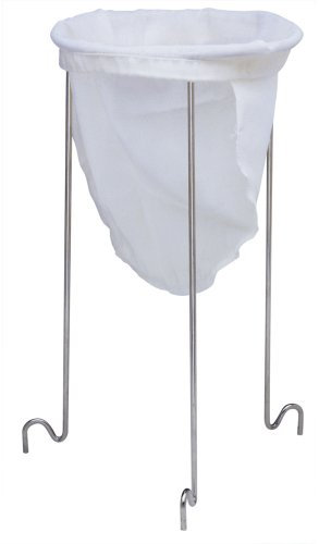 Norpro, White & Silver 614 Strainer Stand, Aluminum