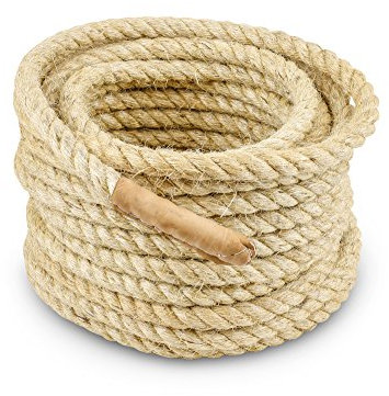 Corda per tiro alla fune - corda in sisal - 36 metri - 32 mm diametro