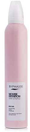 byphasse Mousse coiffante Activ pendientes para cabello rizado, 300 ml