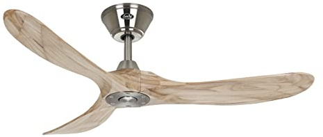 CasaFan Eco Genuino 122 - Ventilatore da soffitto, cromato spazzolato