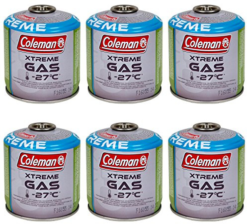 Coleman 6 x Schraubkartusche 300 g Ventil Gas Kartusche Kocher Butan Propan Mix