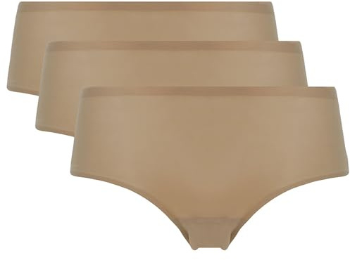 Chantelle Damen Softstretch Shorty 3er-Pack, Nude, One Size