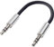 SPEAKA PROFESSIONAL Câble de raccordement Jack 3,5 mm Supersoft Noir 0,1 m SP-7870496 [1x Jack mâle