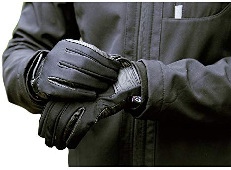 HKM Herren Softshell Reithandschuhe, braun, XL