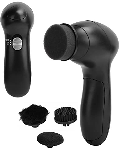 Electric Shoe Cleaner Brush,Electric Polisher, With Extra Replacement Brush Wide Usage Range Shoe Shine Kit for Men for Bags for Shoes Cleaning and Polish