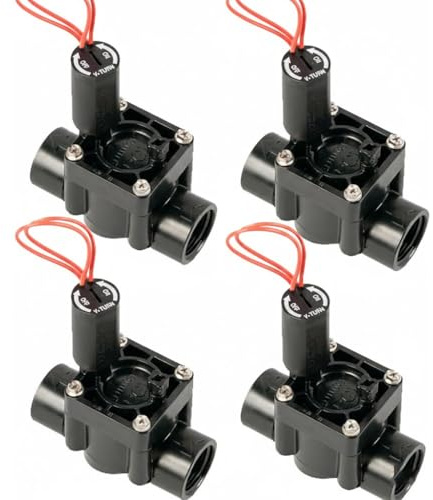 Suinga Elettrovalvola di irrigazione 1 PGV100 Hunter 9V | Confezione da 8 elettrovalvole irrigazione con solenoide da 9 Volt | Valvola femmina di irrigazione per programmatore a batterie | Sistemi di