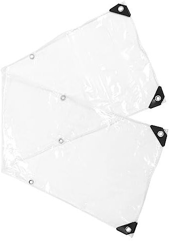 BESPORTBLE Faltbare Transparente Sonnenschutzplane 0,5x1,5m Mit Ösen Und Seil Outdoor Camping Zelt Regenschutz Windschutz Für Garten Terrasse Und Camping