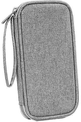 HOMSFOU Elektronik-Organizer-Box Kleine Reise-kabeltasche Robustes Polyester-Material Schutz Vor Und Schäden Für Powerbanks Kabel Und Kopfhörer Leicht Und Tragbar Für Reisen Und