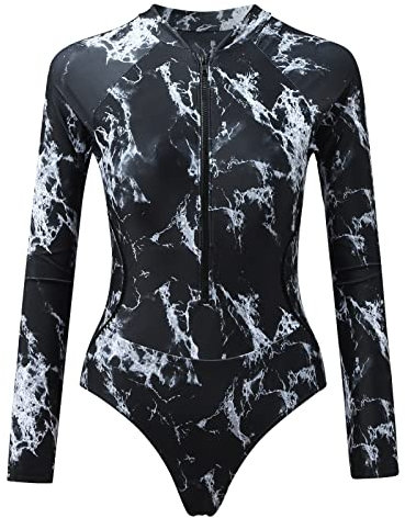 Generisch Badeanzug Damen schwarz, Bademode Damen Große Größe Push Up Strandmode Badeanzug Einteilige Sport Swimsuit Schwimmanzug Sexy Bauchweg High Waist Shaping Retro Badebekleidung Tankini