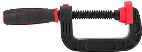 KJAOYU Bar Clamp Set, Quick Release Clamp, Versatile G Clamp C Clamp Hand Grip Holder for DIY Woodworking 3-Inch Opening, 75mm, for Carpenters, Hobbyists, and Home Projects (2 inch Opening 50MM)