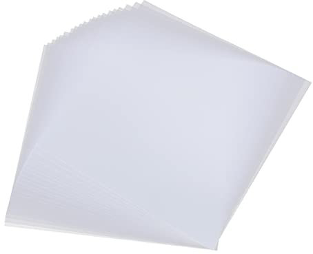 HOODANCOS 20stücke Transparente Kunststoff Perlen Vorlage Wiederverwendbare Bügelperlen Platte Für -basteln Pädagogisches Spielzeug