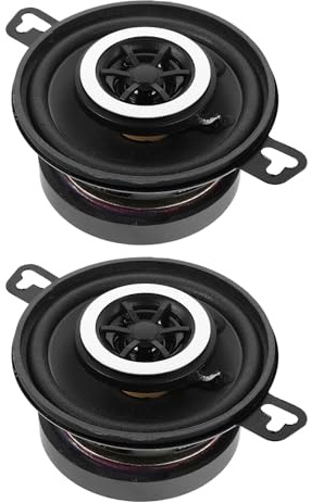 BAZEITFLOW Altoparlanti Coassiali per Auto 35 Pollici Tweeter a Cupola Alta Efficienza Impianto Stereo per Auto Aftermarket Installazione Non Distruttiva per Audio Hifi
