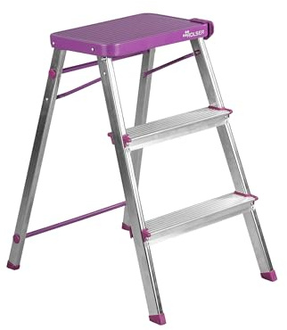 Taburete Plegable Rolser de Aluminio M3 - Malva