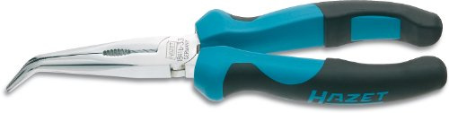 Hazet 1841B-33 Pinza A Becchi Mezzotondi, Multicolore, Lunghezza 200 mm