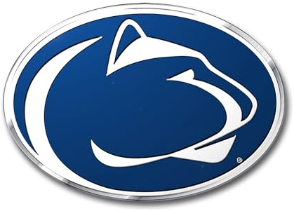 FANMATS 60553 Penn State Nittany Lions Heavy Duty Aluminum Embossed Color Emblem, Auto Emblem Decal