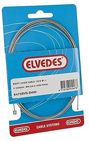 Elvedes 19 Strands Schaltinnenzug Schwarz Ø 1.1 mm