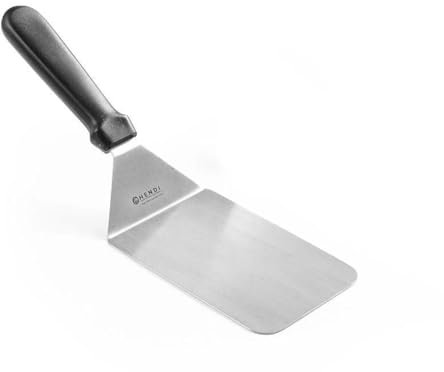 HENDI Espátula Flexible, Metal, Plata, Espátula de cocina flexible para voltear, 330mm