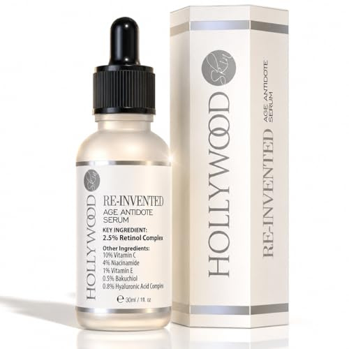 Lifting Viso in Flacone - Siero al Retinolo al 2,5%, PLURIPREMIATO, per un Supporto Ottimale contro l'Invecchiamento. 5 VOLTE PIÙ EFFICACE con 11% di Acido Ialuronico, 20% di Vitamina C & E. 30ml