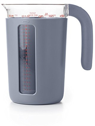 OXO Good Grips 11213700 mlnyk Multi della Scala misurino – 1L plastica, grigio, 8.89 x 10.16 x 24.63 cm