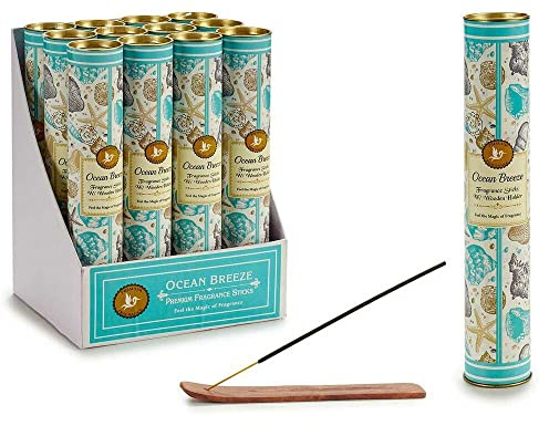 Räucherstäbchen, Ozean, 30 Stück, mit Halterung