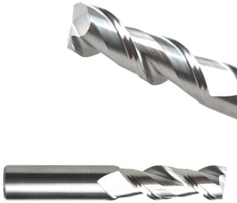 VHM Alufräser Zweischneider Schaftfräser - Ø4x 12/50mm SchaftØ 4mm