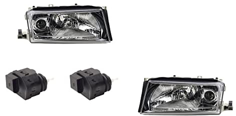 Johns, Scheinwerfer kompatibel zu Skoda Octavia 1U 00-10H4 H3 Links Rechts + Stellmotor