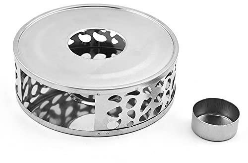 ANCLLO Stainless Steel Tea Warmer with Tea Light Holder Coffee Warmer Tea Warmer for Teapot Suitable for All Tea Light and Teapot