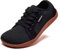 HOBIBEAR Unisex Breite Barfuss Schuhe Damen Herren Barfußschuhe Minimalistische Outdoor Trail Running Walking Schuhe (Schwarz-Braun,EU 45)