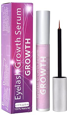 Wimpernserum, 5 ml Professionelles Wimpernwachstumsserum Wimpern- und Augenbrauen-Enhancer-Serum, natürliches Wimpernwachstums-Booster-Wimpernserum für Längere, Dichtere Wimpern