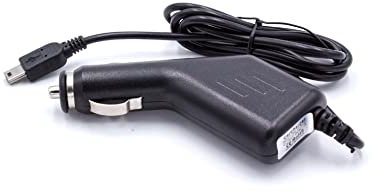 vhbw KFZ-Ladekabel kompatibel mit Tomtom Start 40, 50, 60 Europe Traffic, 60 Navigationsgerät - 12V Ladegerät Schwarz