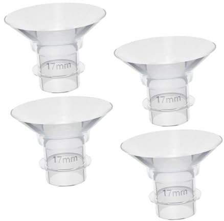 WATIIFUFU Flexible Silikonflanscheinsätze mit Glatter Oberfläche für Tragbare 17mm 4 Stück als Praktisches Zubehör