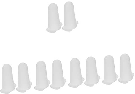Cabilock 5sets Cake Piping Tip Covers Cake Decorating Frosting Tip Covers Silicone for Baking and Pastry Decorations 2pcs*5