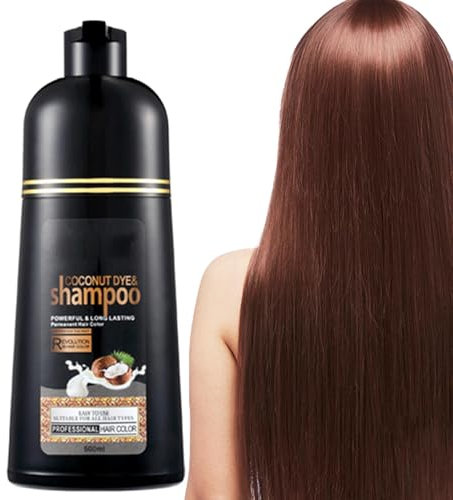 Shampoo Istantaneo Per Capelli Neri, 500ml Shampoo Colorante Donna Uomo, Shampoos Per Tinture Per Capelli Istantaneo Tintura Per Capellis In Minuti, Shampoos Capellis Colorati Nero Per Uomini Donne