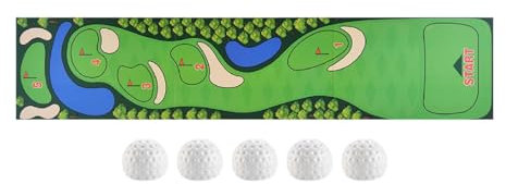 TTETTZ Tabletop Golfspiel Setzt nach Hause 4 6 Golfliebhaber Familienfreunde mit Bällen