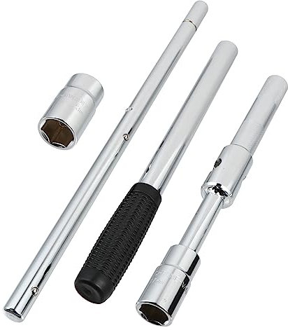 MAGICLULU Clé à Écrous de Roue Acier Outil Compact et Extensible pour Démontage et Serrage des Automobiles