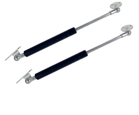 YSQOFDNFD Molle A Gas 1 Paio di Barre Duomi Universali 300-600mm 300N Supporto Molla A Gas Cofano Bagagliaio per Auto Roulotte Porte Finestre Portelli Barca Bus Ammortizzatori Baule Posteriore(550mm)